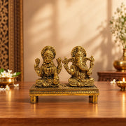 Brass Lakshmi Ganesh