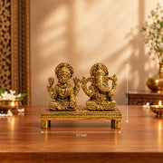 Brass Lakshmi Ganesh