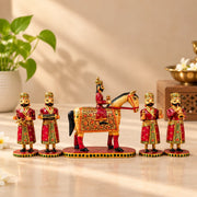Rajasthani Band and Horse Group