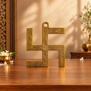 Brass Door Wall Swastik