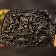 Wooden Black Elephant